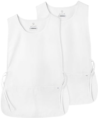 Adar Universal Cobbler Apron 2 Pack - Unisex Cobbler Apron - 7022 - White - R