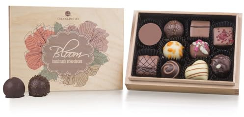 ChocoBloom Premiere Mini | 10 Chocolats | Assortiment | Cadeau | Offrir | Coffret | Boite | Femme | Fleurs | Saint Valentin | Pâques | Noel | Anniversaire