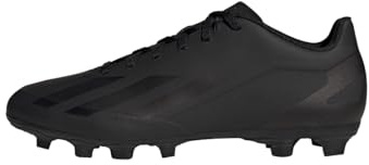 adidas Mixte X Crazyfast.4 Flexible Ground Boots, Core Black / Core Black / Core Black, 43 1/3 EU