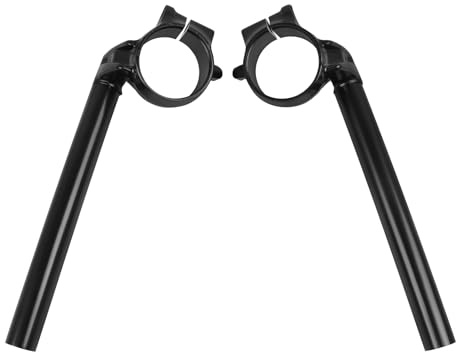 HAONEL 50mm Clip On Handlebars Replacement for Honda CBR1000RR CBR 1000RR CBR1000 RR 2004-2007 Left & Right Aluminum Motorcycle 7/8 Clip On Fork Tube Handlebars