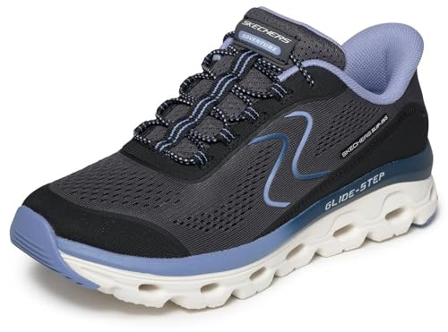 Glide Step Sole Hands Free Slip-INS, BKBL, 9