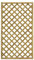 Grille en bois en maille Diagonale Gaia 90 x 180 cm Couleur naturelle imprégnée en autoclave