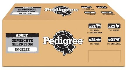Pedigree DOGCARE Hundfoder portionspåse chunks i gelé vuxen 84 x 100 g