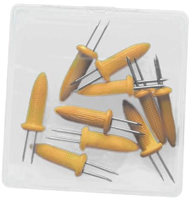 FytStycale Porta pannocchie Multifunzione, forchette per Barbecue e Accessori da Campeggio, 10 Pezzi