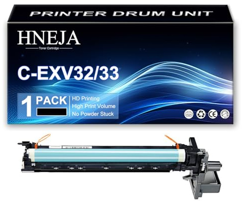 Unité Imagerie Compatible pour Canon IR2520 IR2520i IR2525 IR2525i IR2530i IR2535i IR2545i Imprimantes, Unité Tambour Remplacement C-EXV32 C-EXV33 | Haute Capacité | 80000 Pages,Black-1 Pack