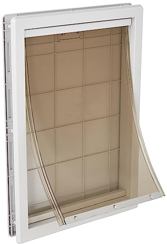 Ideal Pet Products Designer Series Plastic Pet Door with Telescoping Frame, Extra-Large, 10.5 x 15 Flap Size