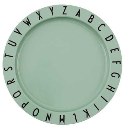 Design Letters Piatti per Bambini | Servizio piatti in Tritan | Piatti infrangibili | Stoviglie per bambini | Piatti bambini da dessert, colazione | Piatti Moderni BPA Free, Lavabile in lavastoviglie