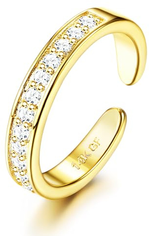 FASACCO Bagues d'orteil en or 14 carats pour femme avec triple pierre de lune et nœud de serpent, bague d'orteil réglable, Adjustable, Cuivre, Cuivre