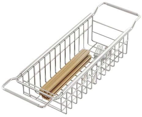 Fregadero para tendedero - Tendedero de cocina | Cocina con tendedero | Tendedero para fregadero | Estante de cesta de alambre | Escurreplatos de cocina | Fregadero de cocina para platos, Tazz