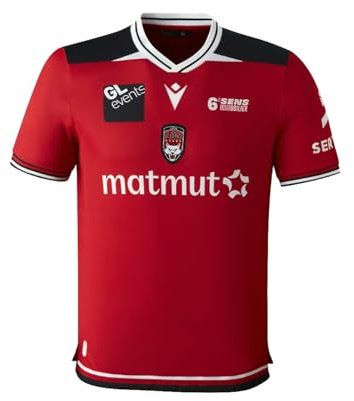 Lou Rugby-Trikot, für den Außenbereich, offiziell, Lyon, für Herren, Rot, rot, L