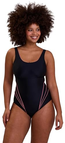 Sans Complexe - Modèle Bondi Beach - Maillot de Bain Une pièce - Femme - 42/44 - Noir