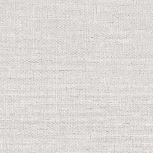 VEELIKE Papel Pintado Crema Extraíble Tela de Hierba Tejida Textura Papel Pintado Autoadhesivo Lino Beige Dormitorio Baño 40 cm x 300 cm Vinilo Adhesivo Muebles Salon Vinilos Armarios Extraíble