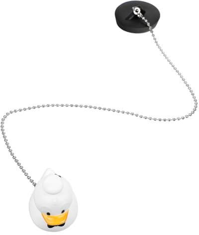Alipis Tapón De Drenaje De Bañera De Goma Tapón De Bañera De Baño Cadena De Accesorios De Baño Tapón De Bañera Lindo Encanto Tapón Pato Fregadero Colador Émbolo para Trampa De Bañera