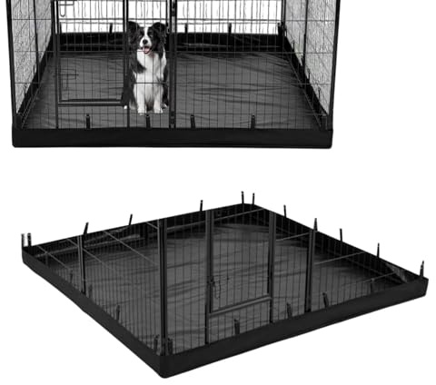 matdejuegos para Perros-Almohadilla Protectora de 100x80 cm, Estera de Cachorro no Deslizante de Tela Oxford 600D, Almohadilla de Perrera para perroslavable Resistente al Agua | Área Segura para ma