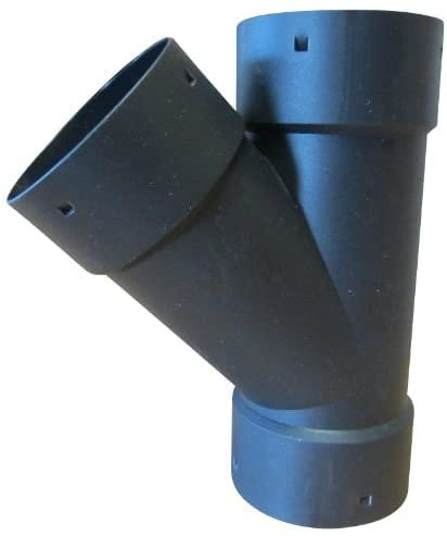 Doubleyou Geovlies & Baustoffe Drain Pipe Fitting Y-Stück DN100 Metall 100 millimeters Industrial Rohr-Y-Stück Zubehör