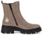 Tamaris COMFORT Damen Chelsea Boots mit Reißverschluss Comfort Fit, Braun (Taupe Patent), 39 EU