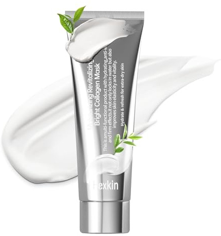Hexkin Collagen Peel Off Facial Mask Wrapping Peel Off Face Mask Elasticity Hydration Care, Reduces Sagging Dullness For Glowing Skin Korean Skin Care, 2.82oz.