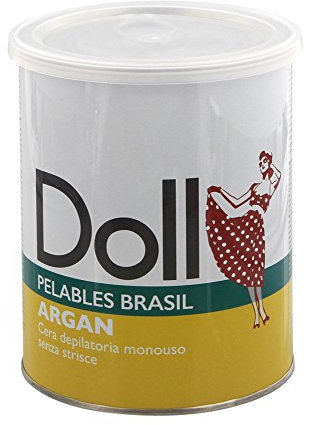 Kosmetex Argan Doll Wachs, Pelables Primo Wachsdose für flexibles Waxing ohne Vliesstreife, 800g