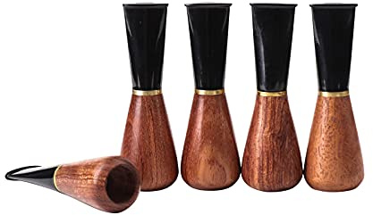 MUXIANG Cigarr munstycke hållare spets 5 storlekar set för män och kvinnor trä cigarrhållare 9 mm pappersfilter B form BE0152-505G