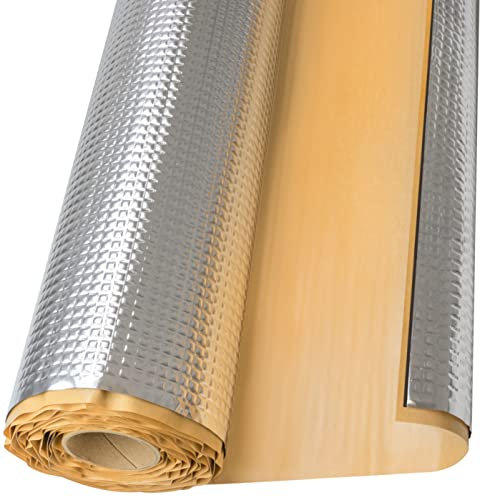 HASKYY Alubutyl Matériau d’insonorisation 2mm 2qm Auto-adhésif pour portières de Voiture - Matériau Isolant - Acoustique