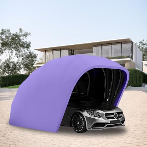 Riparo semi-automatico durevole per auto, tenda pieghevole retrattile, garage mobile per tutte le condizioni atmosferiche