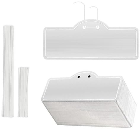 100 etiquetas metálicas para plantas, etiquetas de aluminio para plantas con cables, ideales para marcadores de, para árboles, identificación al aire libre e invernadero