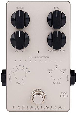 Darkglass Hyper Luminal Bass-Kompressorpedal mit Verstärkungsreduktionsmesser, 4-Knopf-Schnittstelle und analogem Signalweg