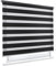 HOME MERCURY Store enrouleur double épaisseur jour et nuit Installation facile 160 x 180 cm Noir