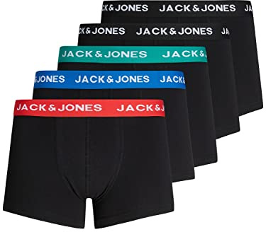 JACK & JONES Pack of 5 Boxer Shorts, L