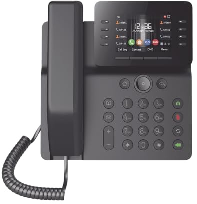 Fanvil V64 Prime Business Phone 12 SIP Lines HD Voice PoE and Dual Gigabit Ports