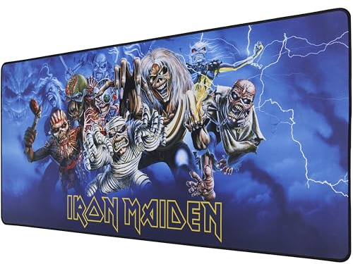 Subsonic - Tapis de Souris XXL Iron Maiden Eddie 90x40 cm – Bleu