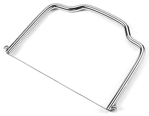 QUEENYARD Cortador de alambre de foie gras de acero inoxidable, cortador de mantequilla, cortador de queso, cheddar, herramienta de corte de chocolate, herramienta de cocina para hornear