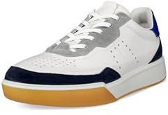 ECCO Sneaker Street Court Lace Uomo, Marine/Bianco/Virtuale, 12-12.5