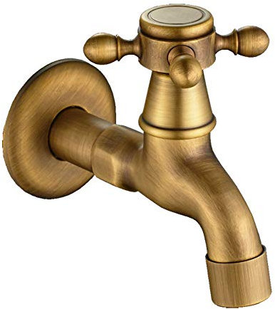 Wandmontierter Wischmopp aus Kupfer und Bronze, Pool-Wasserhahn, Kaltwasser-Küchen- und Badarmatur