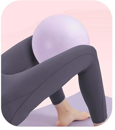 Favson Pilates Ball, 25cm Soft Mini Exercise Ball, Anti-Burst PVC Yoga Sphere for Core Training, Physical Therapy & Home Gym, Suitable for Balance Workouts and Office Use