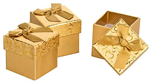 Kleenes Traumhandel Geschenkboxen-Set - 30 Stück - Karton mit Satinschleife - Gastgeschenke für Hochzeiten