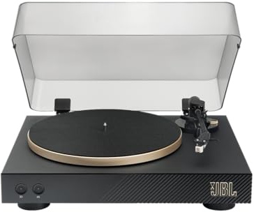 JBL Spinner BT - Bluetooth with AptX-HD™ Turntable, Components, Removable Headshell, Aluminum Platter and Belt Drive, Moving Magnet Cartridge pre-Installed (Gold)