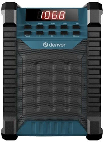 Denver WRB-60 FM Transmitter Bluetooth Blue, Grey