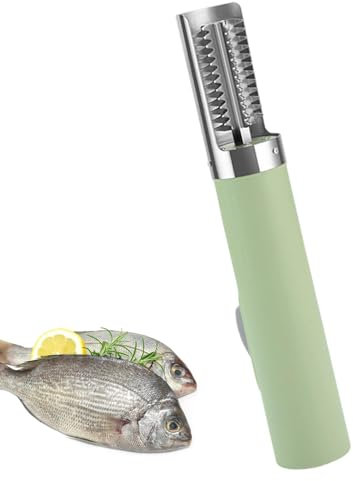 higyee Dispositivo di rimozione squamatore Elettrico, Dispositivo di rimozione squamatore, Scarper Remover 3000mAh Squamapesci Impermeabile, Raschietto per Pesce Portatile con Impugnatura ergonomica,
