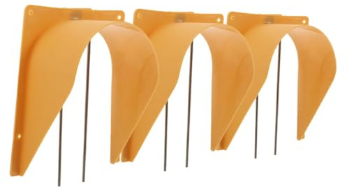 CIYODO 3 Pièces Porte De Cage À Pigeons Européenne Inlet Orange Abs Acier Inoxydable EntréE Sécurisée pour Fournitures De Pigeon Racing