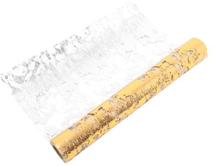 TOPBATHY De Mesa Láminas Plata Decoración De Mesa Metálica para Fiestas Navideñas Cumpleaños Lentejuelas Malla