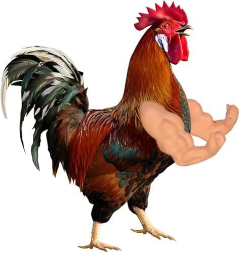 Bras de poulet à mettre sur les poules pour farces et jouets d'enrichissement | Accessoire de pose fantaisie, adapté aux animaux de compagnie, matériau ABS réglable