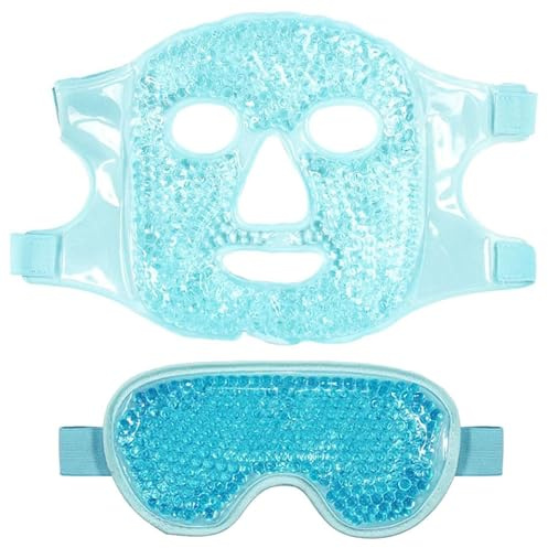 Masque Oculaire Froid en Gel Pvc Réutilisable pour Femmes, 1 Set | Soulagement des Gonflements, Usage Bureau et Maison, Format Compact, Accessoire de Soin