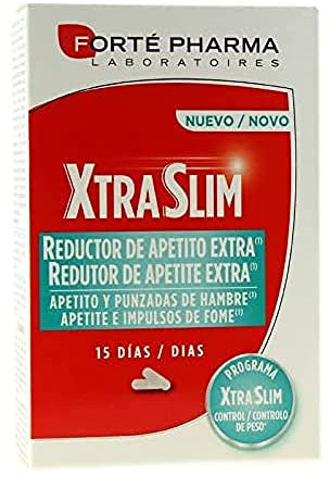 Control de peso. XtraSlim Reductor de apetito, 60 cápsulas. Forté Pharma