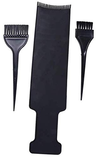 Lurrose 3pcs Long Evidenziando Board e Brush Kit Hair Coloring Comb Parrucchiere Pick Colore Balayage Board per la tintura