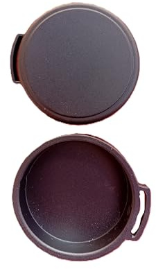 Lot de Bouchons d'objectif Jumelles/monoculaires de 32 mm de diamètre intérieur de 40,8 à 43 mm avec Coque en Caoutchouc Noir