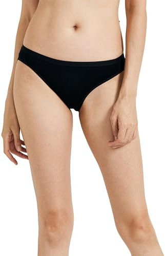 ZSOSBA METARINO Culotte de sport en laine mérinos douce pour femme, noir, X-Large