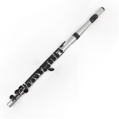 tvärflöjt instrument Nybörjarflöjt Professional Performance Flute(Silver)
