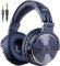 Wired Over Ear Headphones – Studio Monitor & DJ Headset, Hi-Res Sound, 50mm Drivers, 3.5mm & 6.35mm Jack, Noise Isolation for Recording, Mixing, Guitar, Keyboard, Laptop & Podcast (Dark Blue)