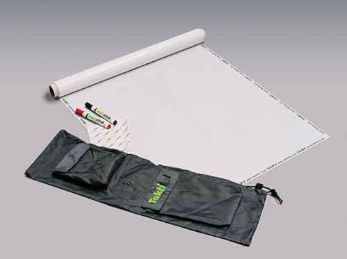 Taktifol Starter set universale – Rotolo di pellicola tattica con 25 fogli + 2 pennarelli + panno + borsa | Pellicola adesiva riutilizzabile per sport e pianificazione